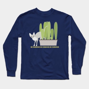 Curious cat Long Sleeve T-Shirt